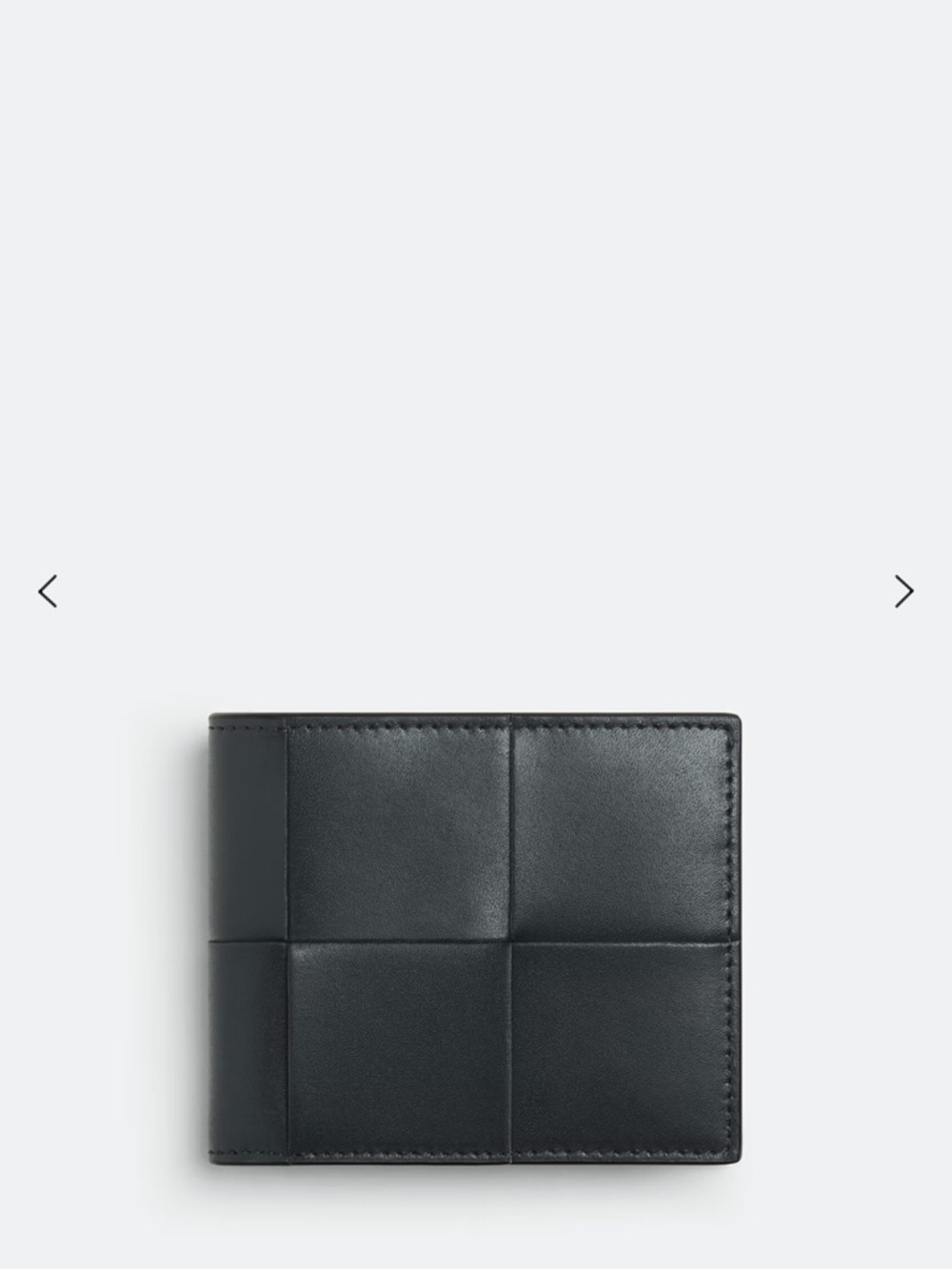 **NEW IN PACKAGE***Bottega Veneta Black Intrecciato Smooth Leather Bifold Wallet